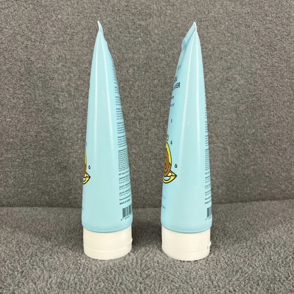 2x BONNYHILL Snail Foam Cleanser + Hyaluronic Acid 8.45 oz / 250 ml‎ Made Korean